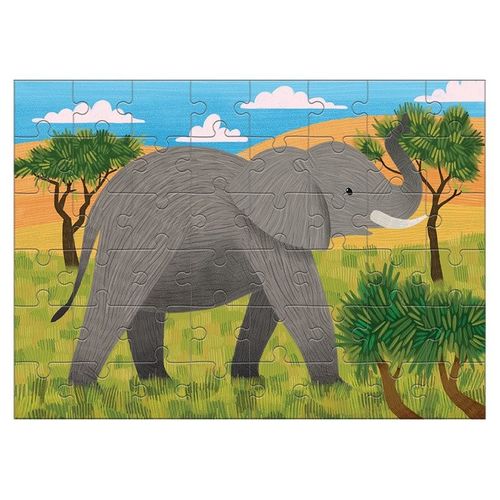 Mudpuppy Puzzle mini Słoń afrykański 48 elementów 4+ na Arena.pl