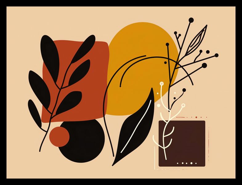 Plakat 40x30cm Ciepłe Kontury zdjęcie 2