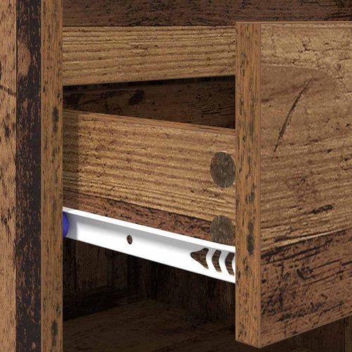 Szafka na buty z szufladą z półką Stare drewno 102 x 36 x 60 cm na Arena.pl