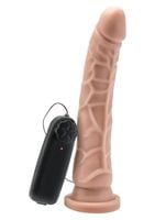 dong 8 inch vibrating light skin tone
