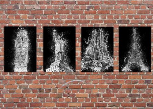 Obraz na płótnie - Canvas, Wieża Eiffla nocą 40x60 na Arena.pl