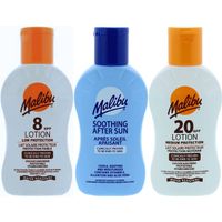 Malibu Travel Pack Balsamy Do Opalania SPF8 SPF20 + Balsam Po Opalaniu