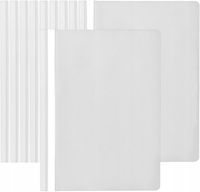 SKOROSZYT SZTYWNY A4 PCV BIAŁY 10 SZTUK TRES