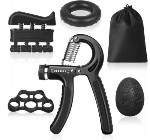 ŚCISKACZ DO RĄK TRENER DŁONI PALCÓW ZESTAW REHABILITACJYJNY REGULACJA na Arena.pl