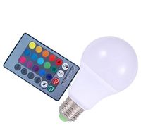 Żarówka diodowa LED RGB+W 2 in 1 E27 16 kolorów + PILOT