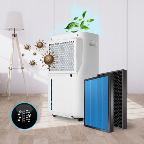 Osuszacz powietrza 20l oczyszczacz 2w1 Silent UV ION WiFi HEPA do 50m² na Arena.pl