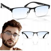 Okulary ZERÓWKI do Komputera blokujące niebieskie światło antyrefleks