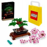 LEGO ICONS 10281 Drzewko bonsai + Torebka