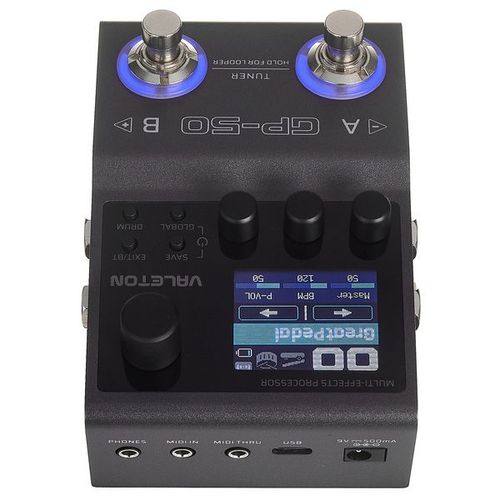 Multiefekt Gitarowy Procesor IR Loader Bluetooth Akumulator Valeton GP-50 na Arena.pl