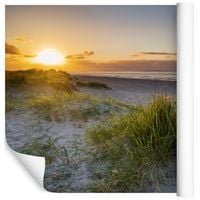 Fototapeta PLAŻA Piasek Zachód Słońca do Salonu 270x180