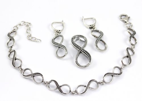 Wisiorek oksydowany INFINITY na Arena.pl