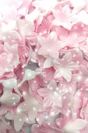 Kwiaty waflowe mini kwiatki 50 szt różowe kwiatuszki dekoracja komunia tort na Arena.pl