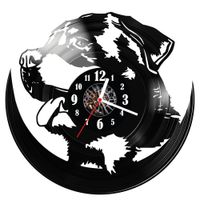 Zegar ścienny z płyty winylowej Rottweiler 999.14