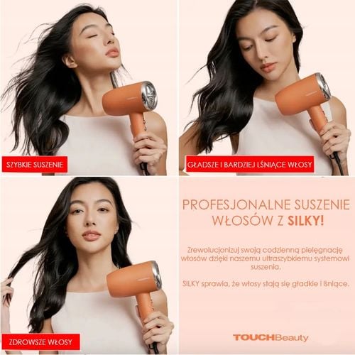 Suszarka do włosów TOUCHBeauty TB-2393 SILKY Ionic na Arena.pl
