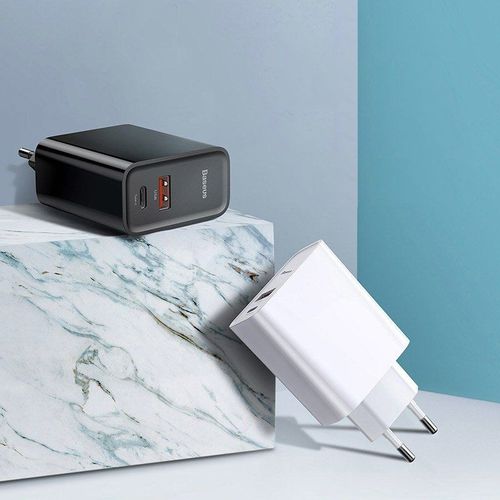 BASEUS SPEED PPS QC3.0 + USB-C NETWORK CHARGER WHITE na Arena.pl