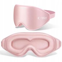 2 x ZACIEMNIAJĄCA OPASKA NA OCZY DO SNU DO SPANIA MASKA 3D REGULOWANA DELIK