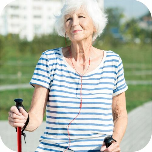 KIJKI DO NORDIC WALKING chodzenia kije trekkingowe MEGA WYGODNE zestaw 2szt na Arena.pl