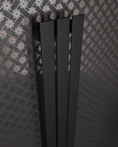 GRZEJNIK DEKORACYJNY BELLOSLIM 120x22 CZARNY MAT na Arena.pl