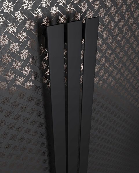 GRZEJNIK DEKORACYJNY BELLOSLIM 120x22 CZARNY MAT zdjęcie 5