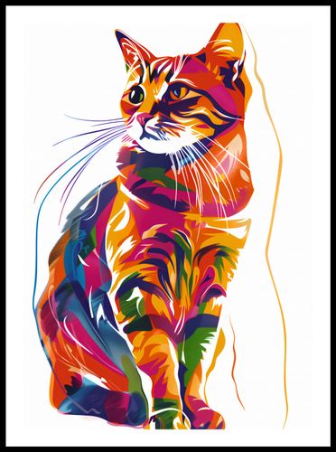 Plakat 50x70cm Nasycony Kot na Arena.pl