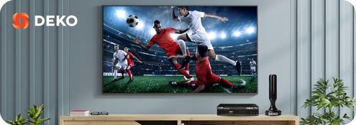 Tuner Dekoder DVBT2 TV Naziemnej HEVC DVBT 2 + Mocna Antena Pokojowa + na Arena.pl