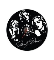 Zegar ścienny z płyty winylowej  Marilyn Monroe 8.6