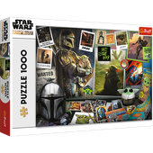 puzzle 1000 kolekcja grogu star wars mandalorian trefl
