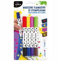 magiczne flamastry ze stempelkami kidea 6790