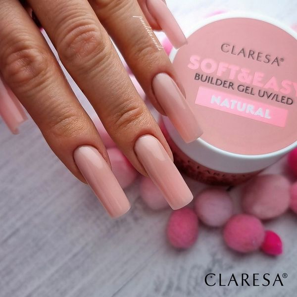 Claresa Żel Budujący Soft & Easy Builder Gel 45 g - Natural zdjęcie 10