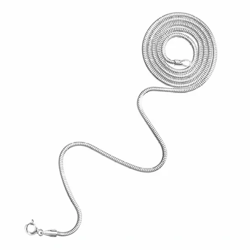 GRUBY łańcuszek ŻMIJKA linka snake SREBRNY 70 cm na Arena.pl