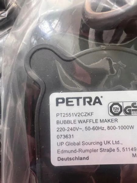 PETRA - Gofrownica bąbelkowa | 1000 W | - Gofry bąbelkowe zdjęcie 7