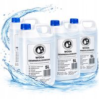 WODA DO ŻELAZKA 4 x 5L Woda Demineralizowana 20L Ultra Czysta