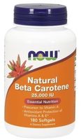 Now Foods Natural beta carotene 180 kapsułek