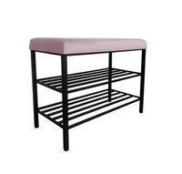 Szafka na buty Regał Półka stelaż czarny MG55