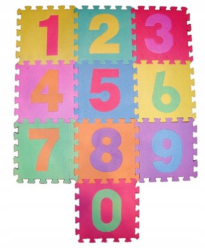 36el. Duże super puzzle piankowe plus torba 2709 na Arena.pl