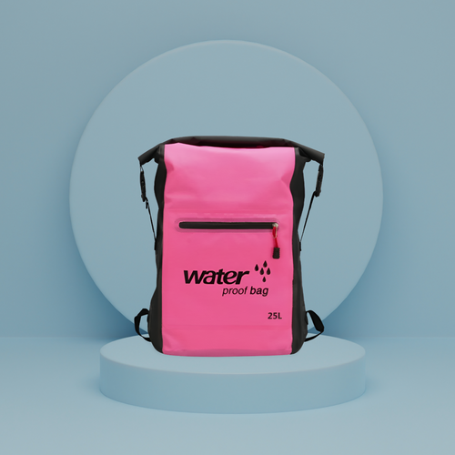 WODOSZCZELNY PLECAK WOREK WODOOPORNY 25L RÓŻOWY na Arena.pl