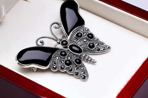 Srebrna broszka RDM3439 - Markazyty na Arena.pl