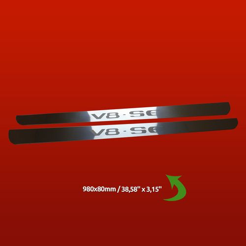 Listwa progowa LOTUS ESPRIT  V8 SE Stal nierdzewna 304 połysk 2szt na Arena.pl