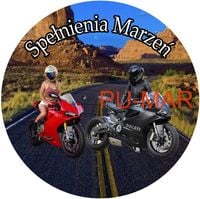 Opłatek na tort Urodziny Motor Ducati Yamaha Harley Davidson Tekst Gratis