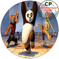Opłatek na tort Kung fu Panda