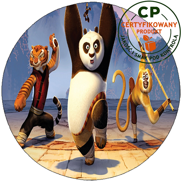 Opłatek na tort Kung fu Panda zdjęcie 1