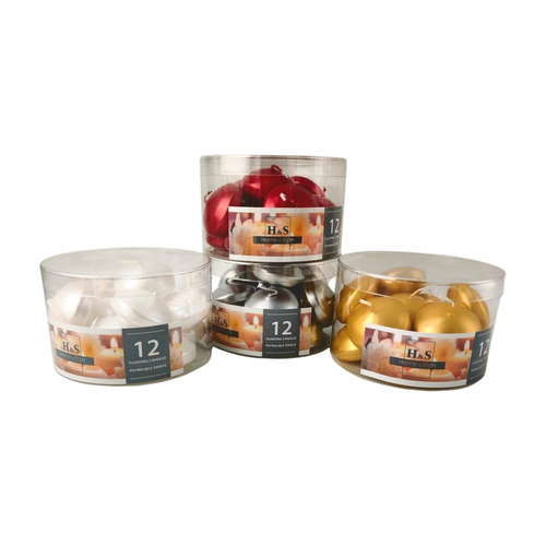 Świece pływające RAK (06988) Home & Style (48/28) srebrny ~4h 12szt. na Arena.pl