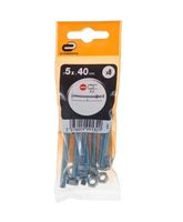 Śruba 5x40mm metryczny skok gwintu 8 szt. Phillips fra