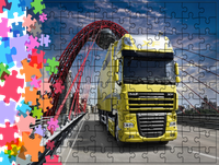 Puzzle tradycyjne Ciężarówki