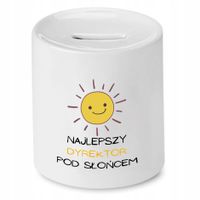 Skarbonka Prezent Dla Dyrektora Najlepszy Pod Z Nadrukiem Ze Zdjęciem