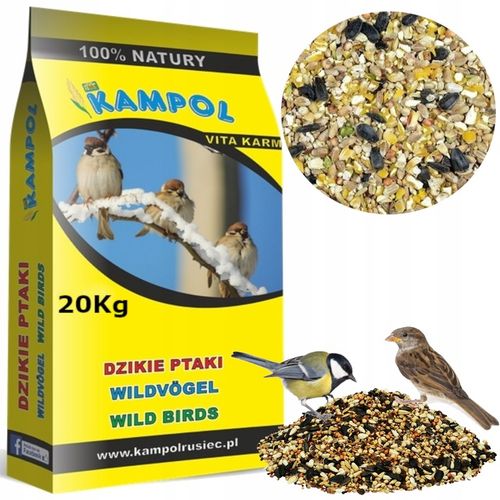 Karma dla dzikich ptaków zimujących 10kg na Arena.pl
