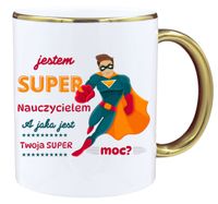 KUBEK PREMIUM ŚMIESZNY PREZENT DZIEŃ NAUCZYCIELA WYCHOWAWCY
