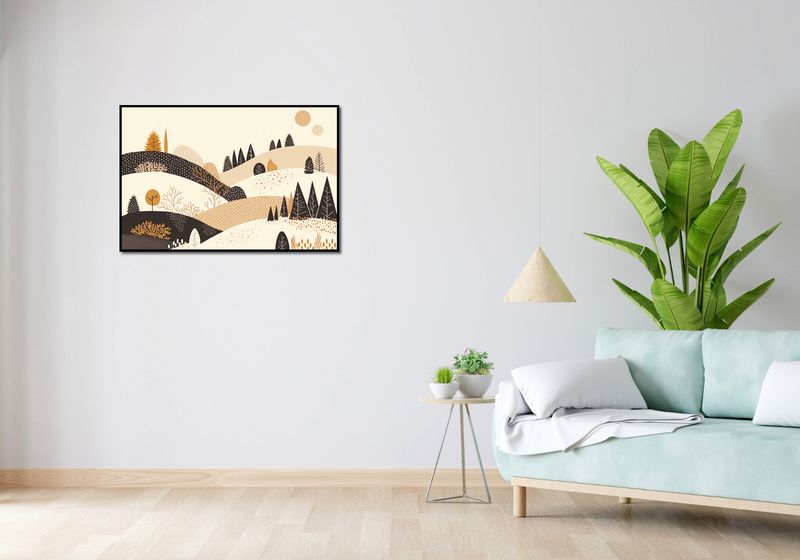 Plakat 91,5x61cm Jesień w Wzgórzach zdjęcie 4