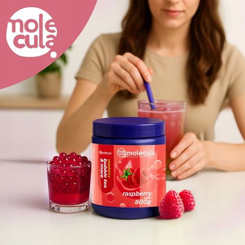 Molecula - KULKI do BUBBLE TEA - 0.8kg - MOLEKULARNY KAWIOR - MALINA na Arena.pl