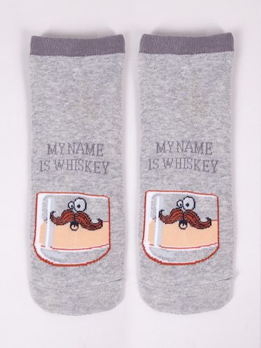 Skarpety Spoksy stopki bawełniane szare WHISKEY 39-42 YOCLUB na Arena.pl